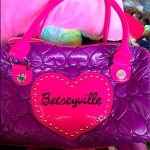 Betsey Johnson Betseyville y2k gorgeous colorful handbag